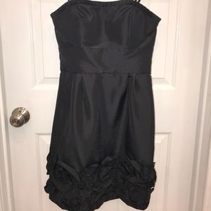 Maxandcleo black strapless cocktail dress
